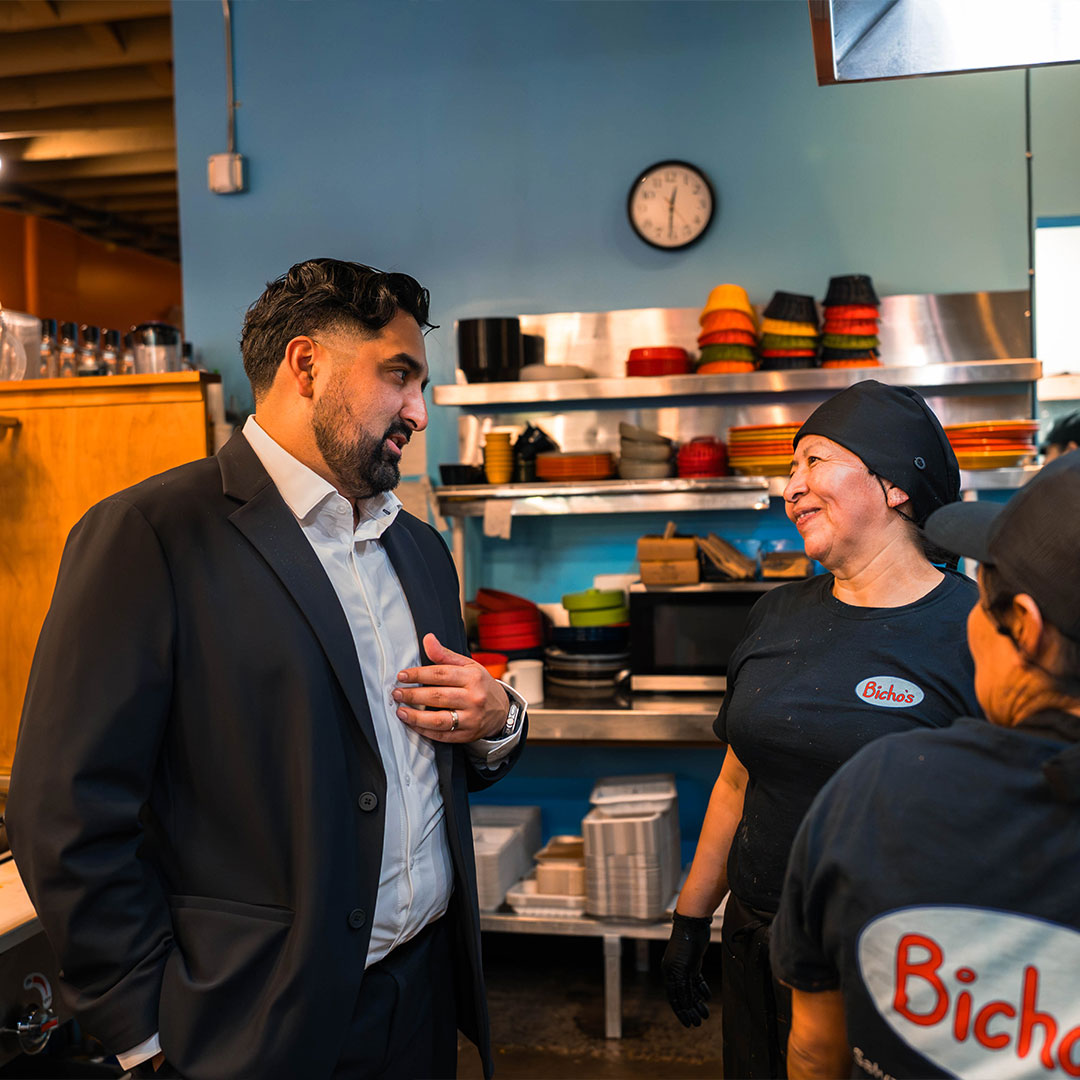 Juan Carlos Gonzalez at a local restaurant