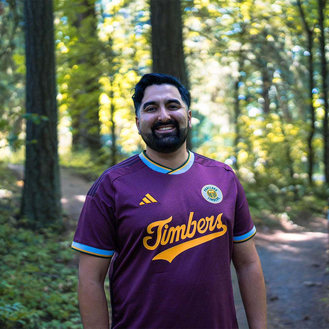 Juan Carlos Gonzalez in a forest